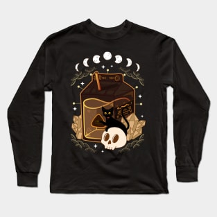 Halloween juice Witch Black Cat Witchcraft and Wizardry Long Sleeve T-Shirt